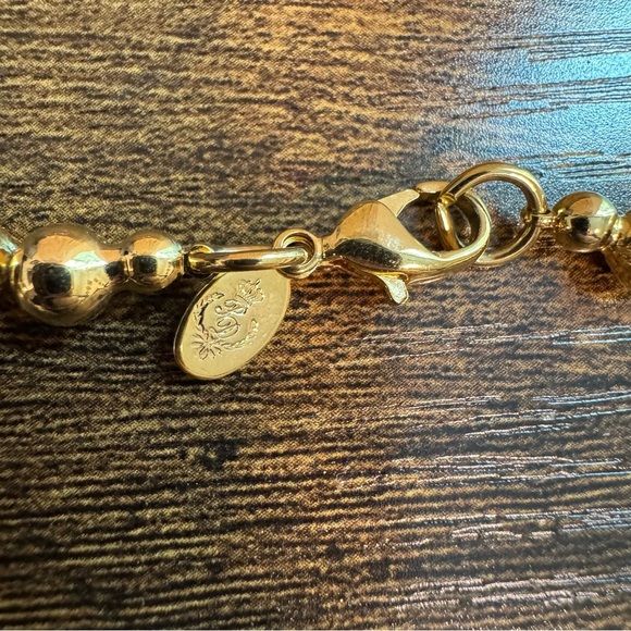 Premier Designs Goldtone Ball Chain 23.5”Necklace - Picture 4 of 5